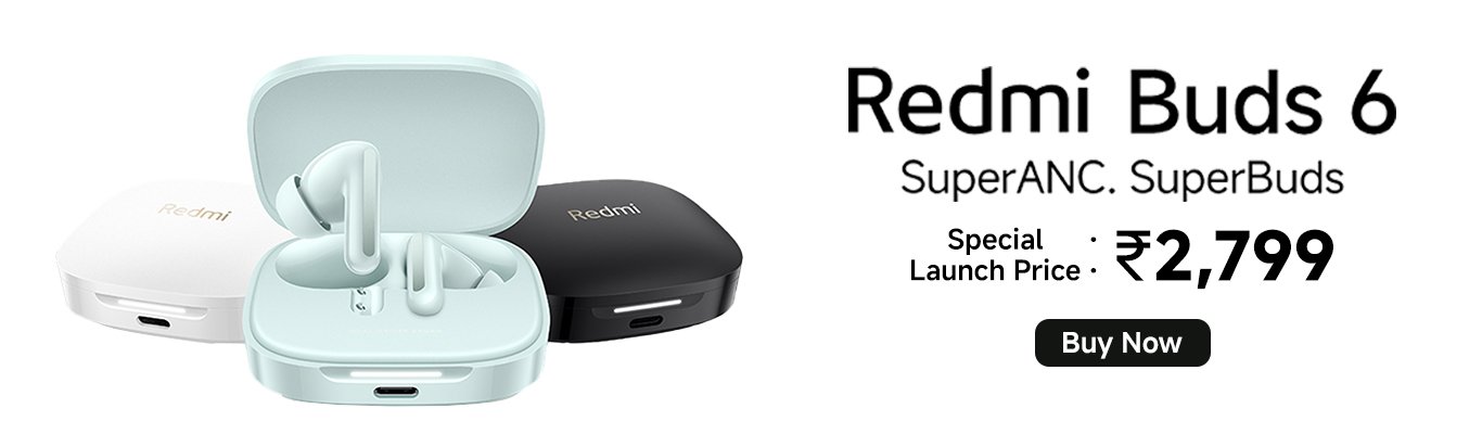 Redmi Buds 6 Desktop Banner